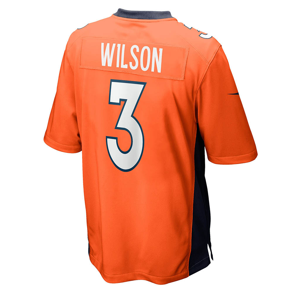 Youth Denver Broncos Russell Wilson Game Jersey Orange